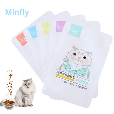 Custom printed Pet Food Bag Dog Treat Pouch