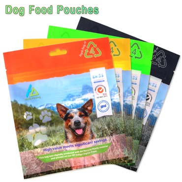 Custom printed Pet Food Bag Dog Treat Pouch