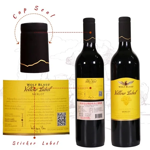 Tamper Evident Shrink Bands for Wine