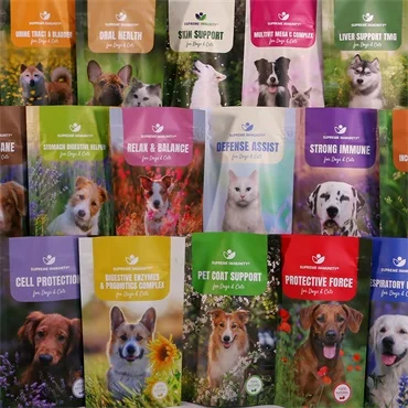 Custom printed Pet Food Bag Dog Treat Pouch