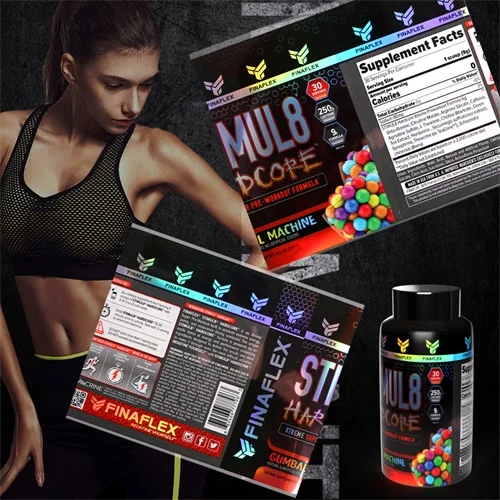Custom Shrink Sleeve Labels for Supplement