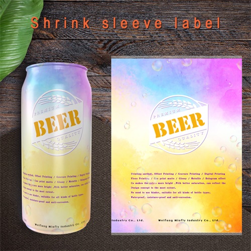 Custom Shrink sleeve labels for beer