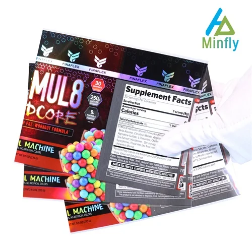Custom Shrink Sleeve Labels for Supplement