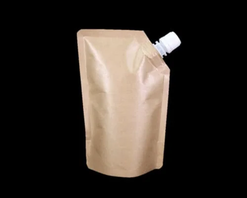 Kraft Paper Spout Pouch-Honest