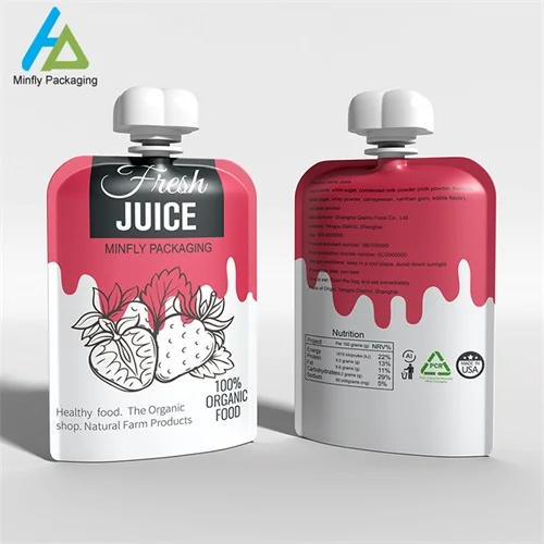 Custom Spout Pouch Honest Design for Drinks