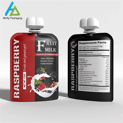 Custom Spout Pouch Honest Design for Drinks