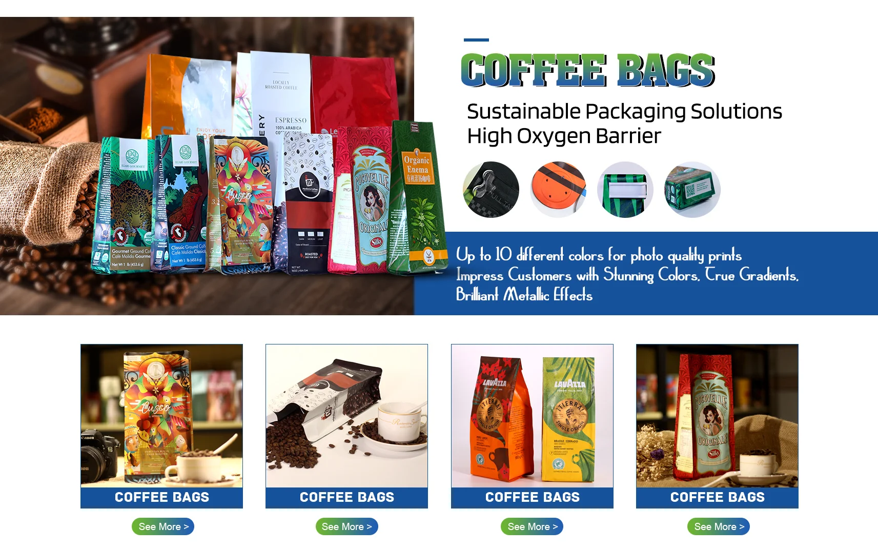 Custom Coffee Bags-Honest Packaging Products